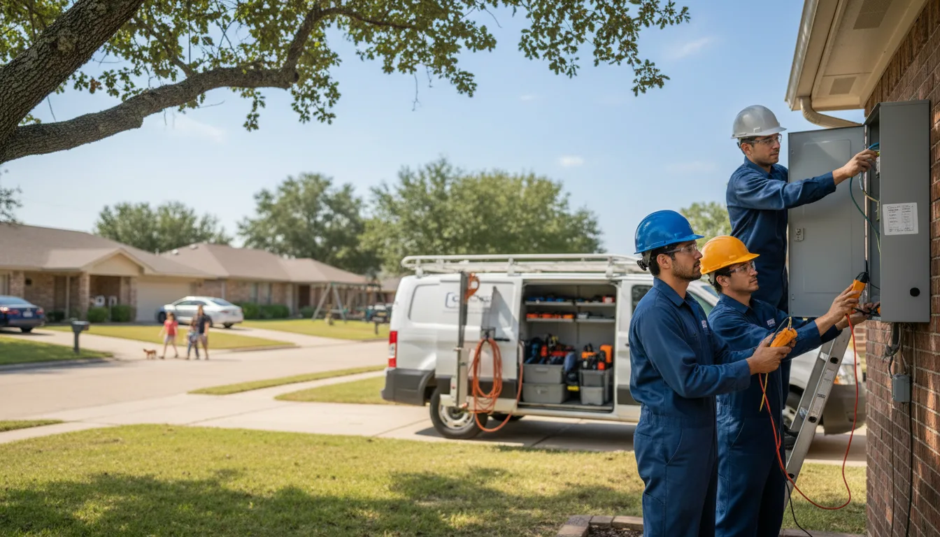 Certified electrician providing emergency electrical services in Lee Center, IL